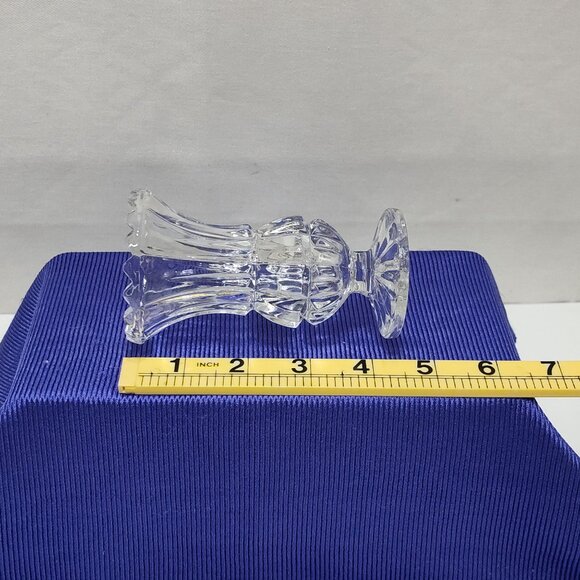Crystal Clear Industries 24% Lead Crystal Bud Vase by Fairfield Yugoslavia 1960s - Picture 7 of 7